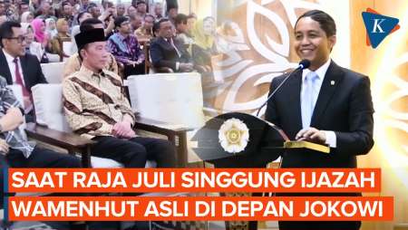 [FULL] Sapa Wamenhut Di Depan Jokowi, Raja Juli: Insyaallah Ijazahnya Asli