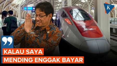 Soal Utang Whoosh, Purbaya: Kalau Saya Mending Enggak Bayar, Tapi Ada Kebijakan Presiden
