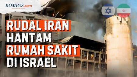Penampakan Asap Mengepul dari RS di Israel yang Dirudal Iran