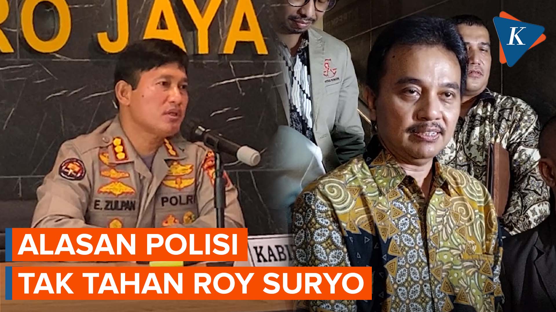 Penjelasan Polisi soal Roy Suryo Tak Ditahan meski Sudah Tersangka