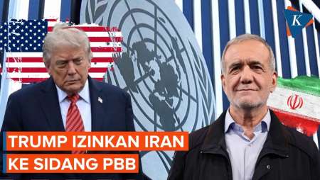 Trump Izinkan Presiden Iran ke Sidang PBB, Palestina Tak Diizinkan Masuk AS