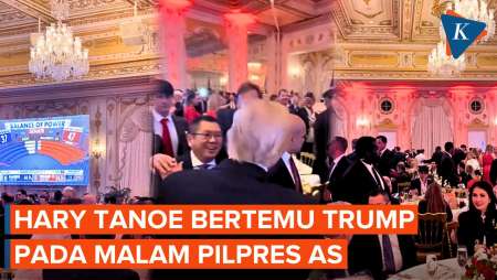 Momen Hary Tanoe Bertemu dan Berbincang dengan Donald Trump Pada Malam Pilpres AS