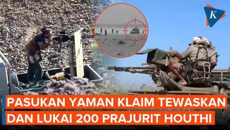 Duel Sengit Di Yaman, Lebih Dari 200 Prajurit Houthi Diklaim Tewas Atau Terluka