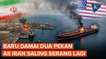 Baru Damai Dua Pekan, AS-Iran Saling Serang Lagi!
