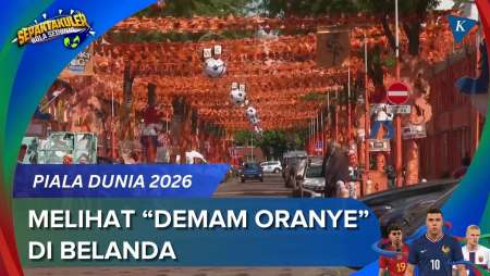 Penampakan Jalanan Belanda Bermandikan Warna Oranye Jelang Piala Dunia 2026