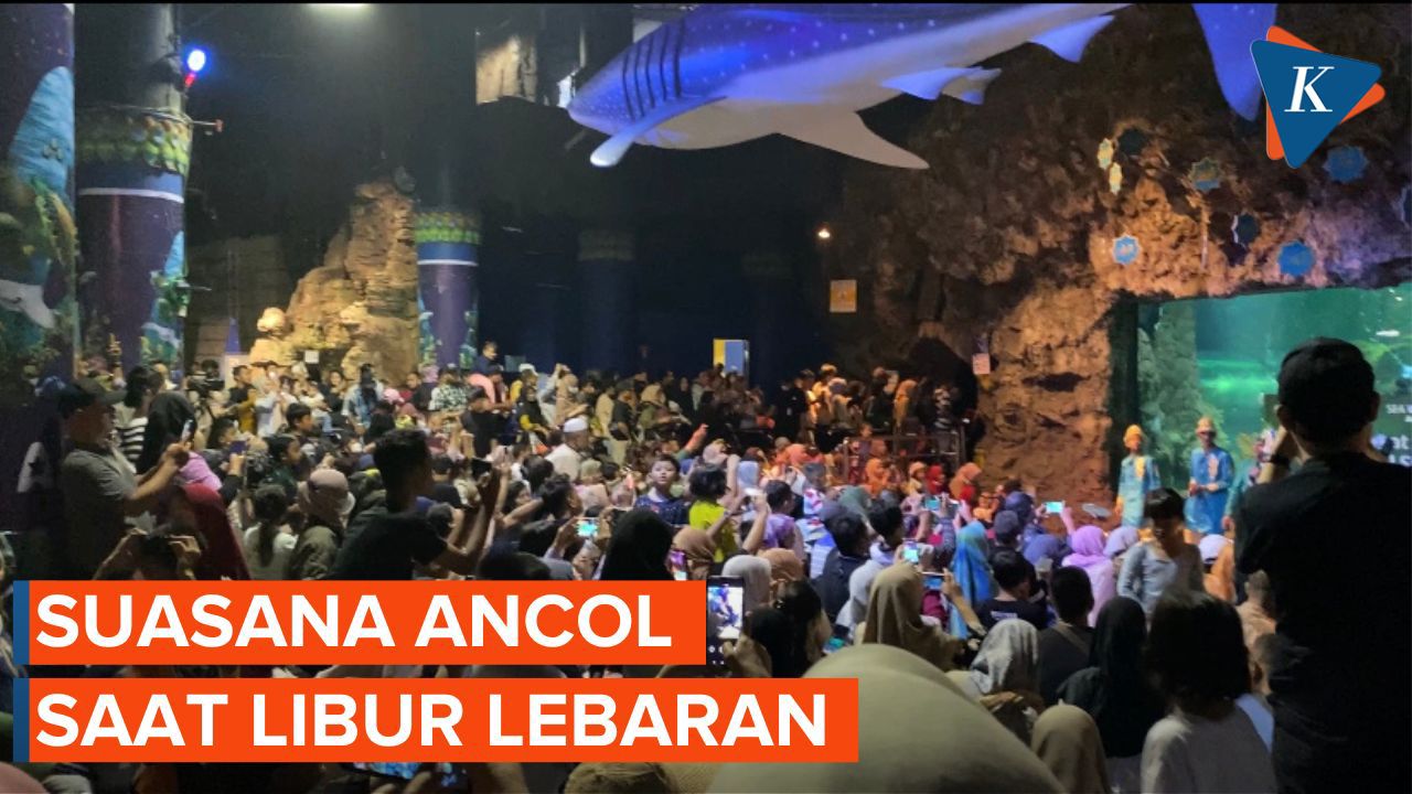 Intip Suasana Keramaian Ancol pada Libur Lebaran