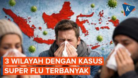 Super Flu Masuk Indonesia, Kasus Terbanyak Ada Di 3 Wilayah, Mana Saja?
