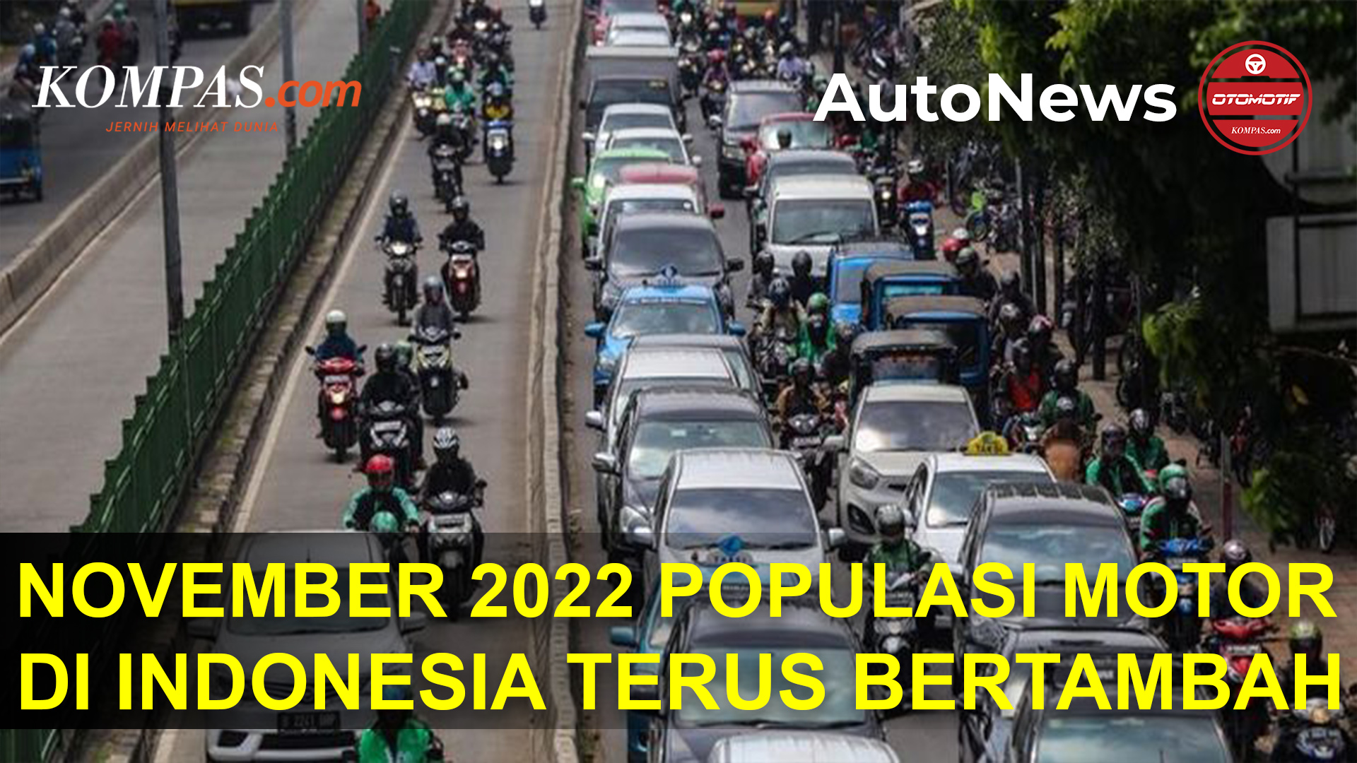 November 2022, Populasi Motor di Indonesia Bertambah