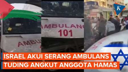 Akui Serang Konvoi Ambulans, Israel Berdalih Incar Anggota Hamas