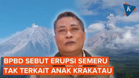 Gunung Semeru Dan Anak Krakatau Erupsi Bersamaan, BPBD Lumajang: Karakternya Berbeda