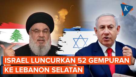 Israel Gempur Habis-habisan Lebanon Selatan! Targetkan 100 Peluncur Roket Hizbullah