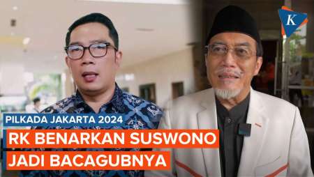 Ridwan Kamil Benarkan Akan Berpasangan dengan Suswono di Pilkada Jakarta