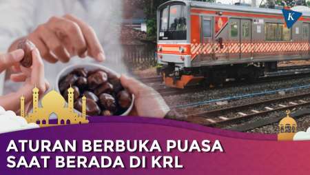 Aturan Berbuka Puasa di KRL: Boleh Makan dan Minum di dalam Kereta, Asal...