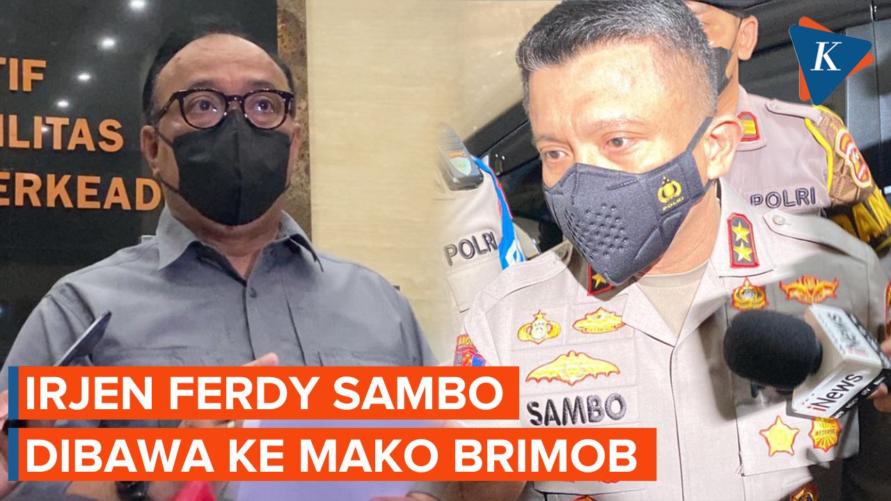 [FULL] Pernyataan Lengkap Polri soal Alasan Irjen Ferdy Sambo Dibawa ke Mako Brimob