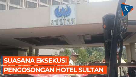 Suasana Eksekusi Pengosongan Hotel Sultan