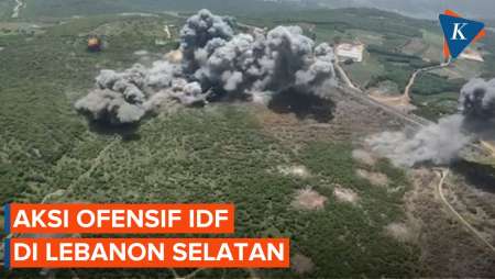Israel Serang Lebanon Selatan, Sasar 40 Target Hizbullah