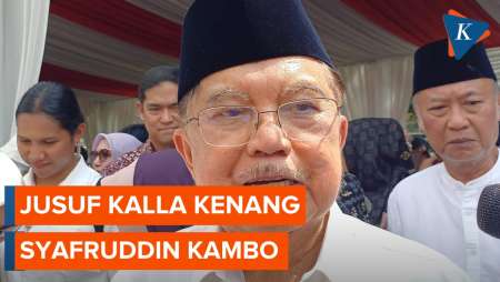 Jusuf Kalla Kenang Peran Syafruddin Kambo di Timur Tengah