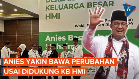 Anies Yakin Bawa Perubahan Usai Didukung KB HMI