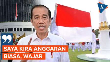 Upacara HUT RI di IKN Bikin Anggaran Membengkak, Jokowi: Biasa, Wajar