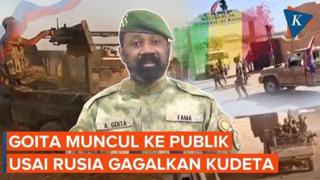 Dibantu Rusia Gagalkan Kudeta, Pemimpin Militer Mali Goita Muncul Ke Publik