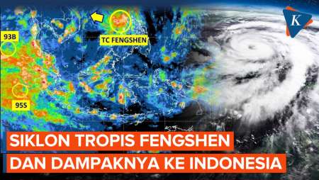 Siklon Tropis Fengshen Tumbuh Di Laut Filipina, Ini Dampaknya Ke Indonesia