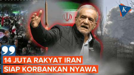 Presiden Pezeshkian: 14 Juta Rakyat Iran Nyatakan Siap Berkorban Demi Teheran
