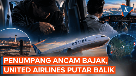 Penumpang Ketahuan Mau Bajak Pesawat, Pilot United Airlines Langsung Putar Balik