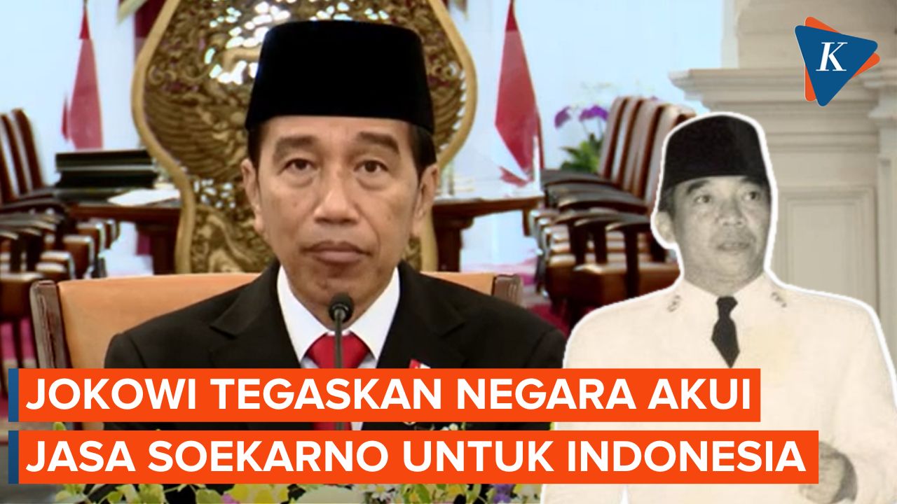 Jokowi Tegaskan Negara Akui dan Hormati Jasa Soekarno untuk Indonesia