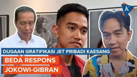 Beda Respons Jokowi dan Gibran soal Dugaan Gratifikasi Jet Pribadi Kaesang