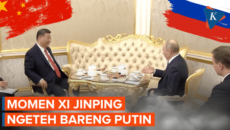 Momen Xi Jinping Ngeteh Bareng Putin di Moskwa