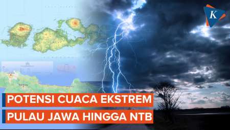 Bibit Siklon Picu Cuaca Ekstrem, BMKG: Hampir Seluruh Jawa Berpotensi Hujan Lebat-Petir