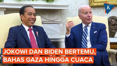 Jokowi Bertemu Joe Biden di Gedung Putih, Bahas Gaza hingga Cuaca Dingin