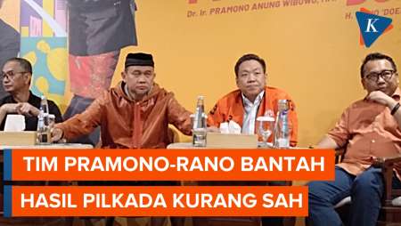 Kubu Pram-Doel Jawab Anggapan Paslon 1 soal Hasil Pilkada Kurang Legitimasi