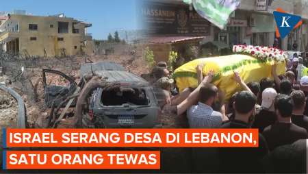 Israel Serang Desa di Lebanon, Mobil-mobil Hancur