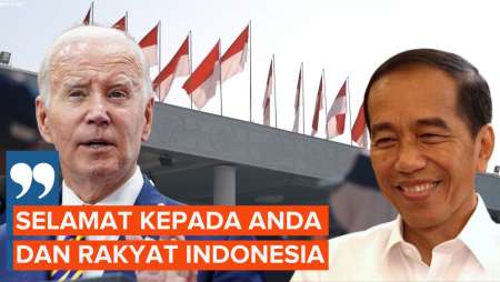 Joe Biden Kirim Ucapan Selamat HUT Ke-78 RI kepada Jokowi