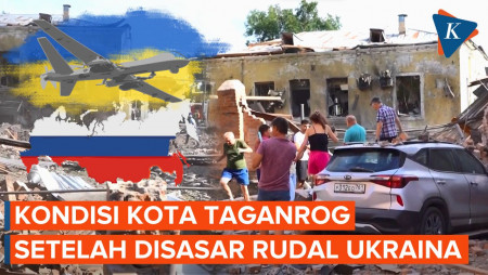 Rusia Tunjukkan Kondisi Kota Taganrog yang Jadi Target Serangan Rudal Ukraina