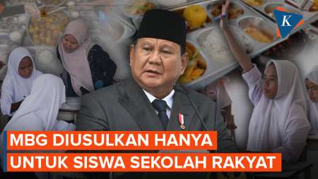 Tekan Anggaran, MBG Diusulkan Khusus Bagi Siswa Sekolah Rakyat