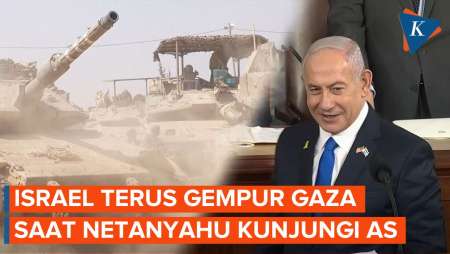 Israel Terus Serang Gaza Saat Netanyahu Berkunjung ke AS