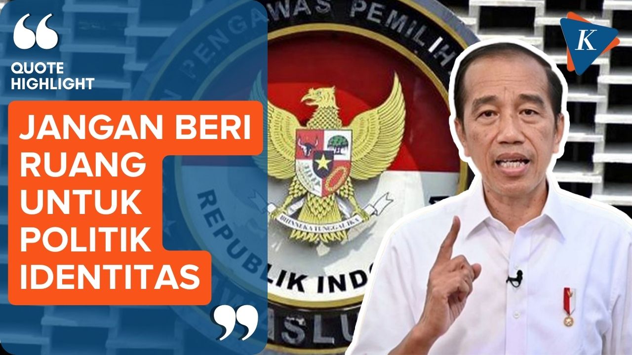 Presiden Jokowi Peringati Bawaslu Soal Politik Identitas di Pemilu 2024
