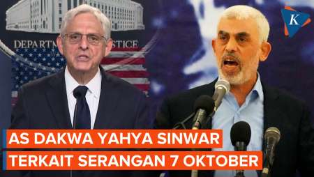 AS Dakwa Pemimpin Hamas Yahya Sinwar atas Serangan 7 Oktober