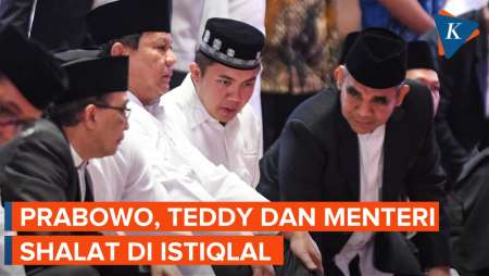 Momen Prabowo, Teddy dan Menteri Shalat Idul Adha di Istiqlal