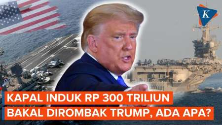 Trump Perintahkan Desain Ulang Kapal Induk AS, Pakai Ketapel Uap Untuk Luncurkan Jet Tempur