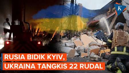 Ukraina Klaim Tangkis 22 Rudal Rusia yang Menuju Kyiv