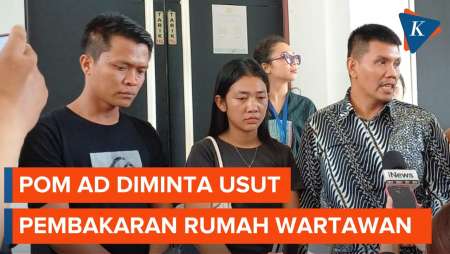 Keluarga Wartawan yang Rumahnya Dibakar Minta Puspomad Usut Dugaan Keterlibatan Oknum TNI AD