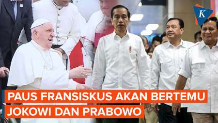 Paus Fransiskus Diagendakan Bertemu Presiden Jokowi dan Prabowo Subianto