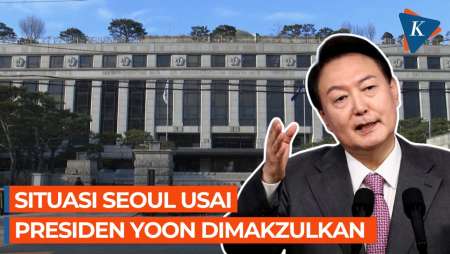 Situasi Kota Seoul Usai Presiden Korsel Yoon Suk-yeol Dimakzulkan