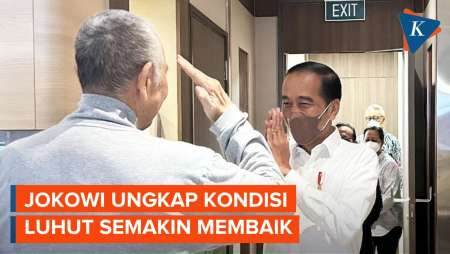 Jenguk Luhut di Singapura, Jokowi: Kondisi Beliau Semakin Membaik