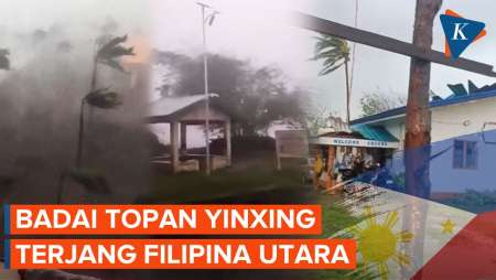 Topan Yinxing Terjang Filipina, 2 Bandara Domestik Rusak