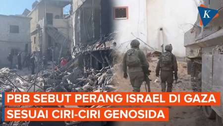 Pertama Kali! PBB Sebut Perang Israel di Gaza Penuhi Kriteria Genosida