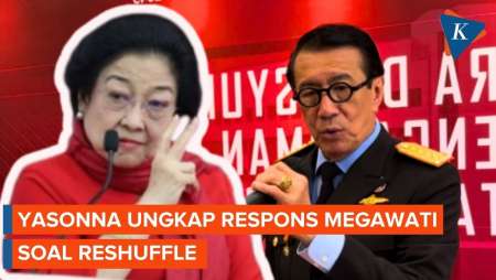 Respons Megawati soal Reshuffle Yasonna Laoly